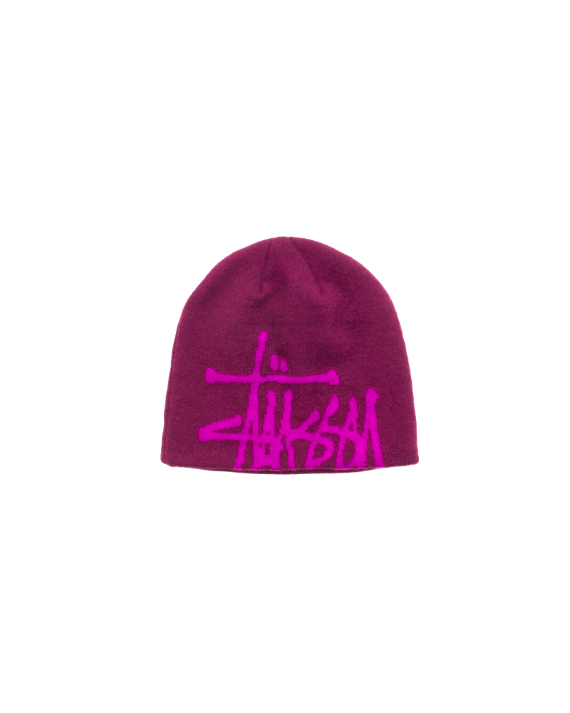 BRUSHED OUT BASIC SKULLCAP PLUM