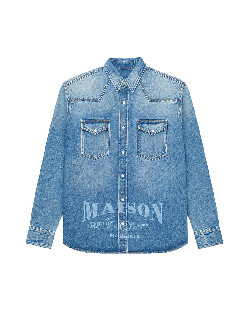 CHEMISE MANCHES LONGUES SH0DT0053 BLUE