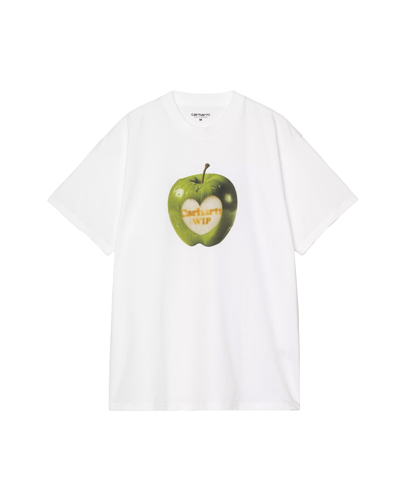 T-shirt Carhartt WIP blanc imprimé pomme graphique Spoiled face