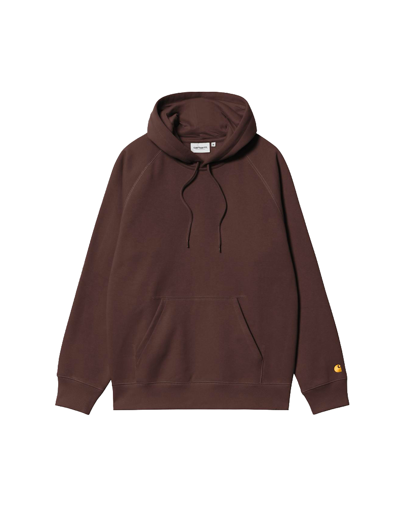 SWEAT HOODED CHASE PALISANDER GOLD