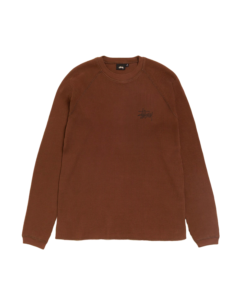 RAGLAN THERMAL BASIC STOCK BROWN