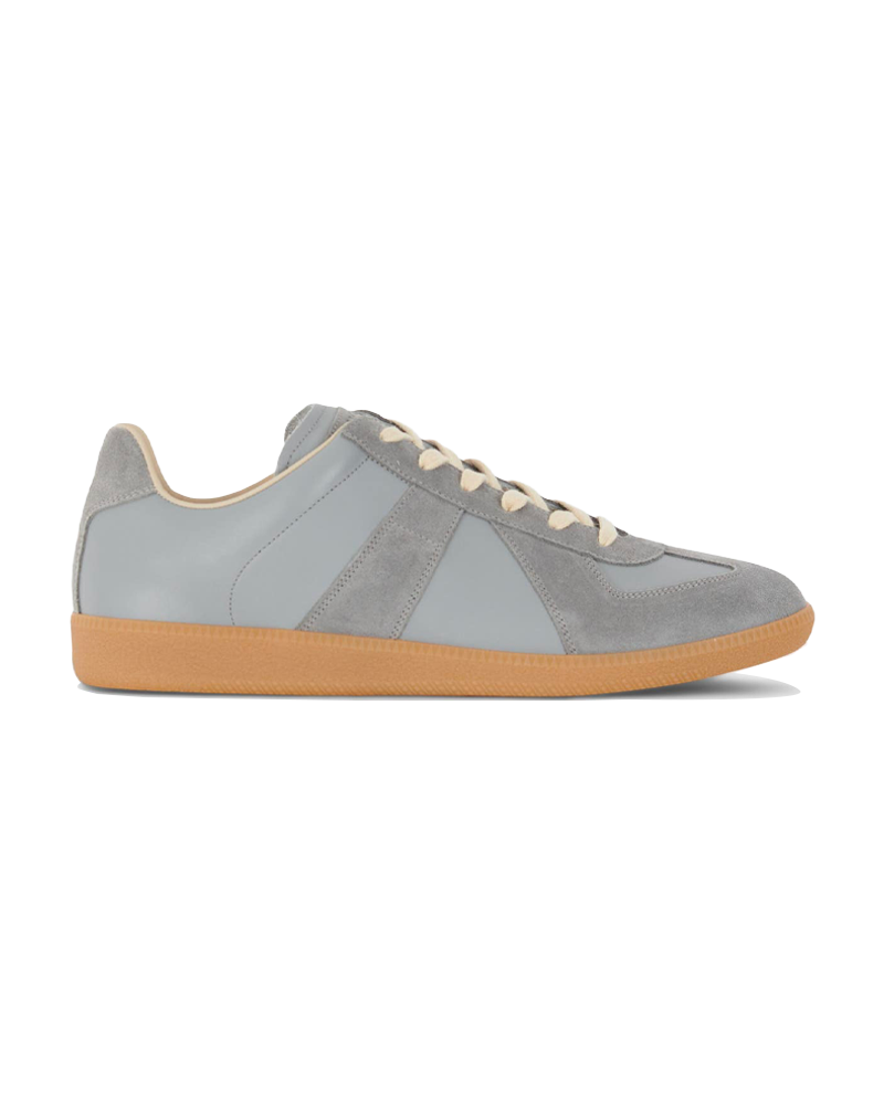 SNEACKERS REPLICA CUIR NAPA GRIS