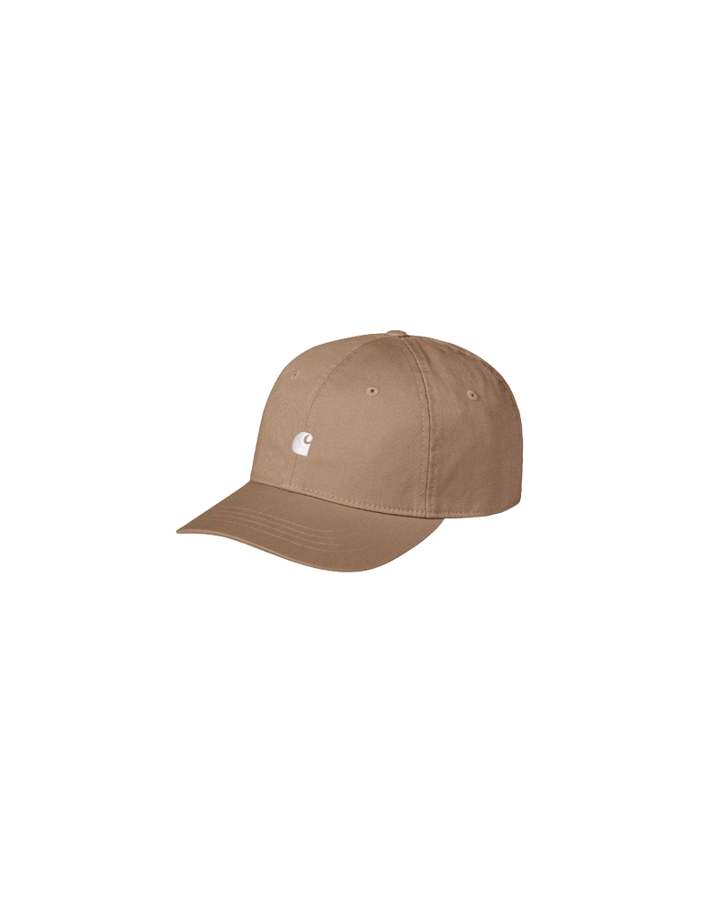 MADISON LOGO CAP LEATHER WHITE