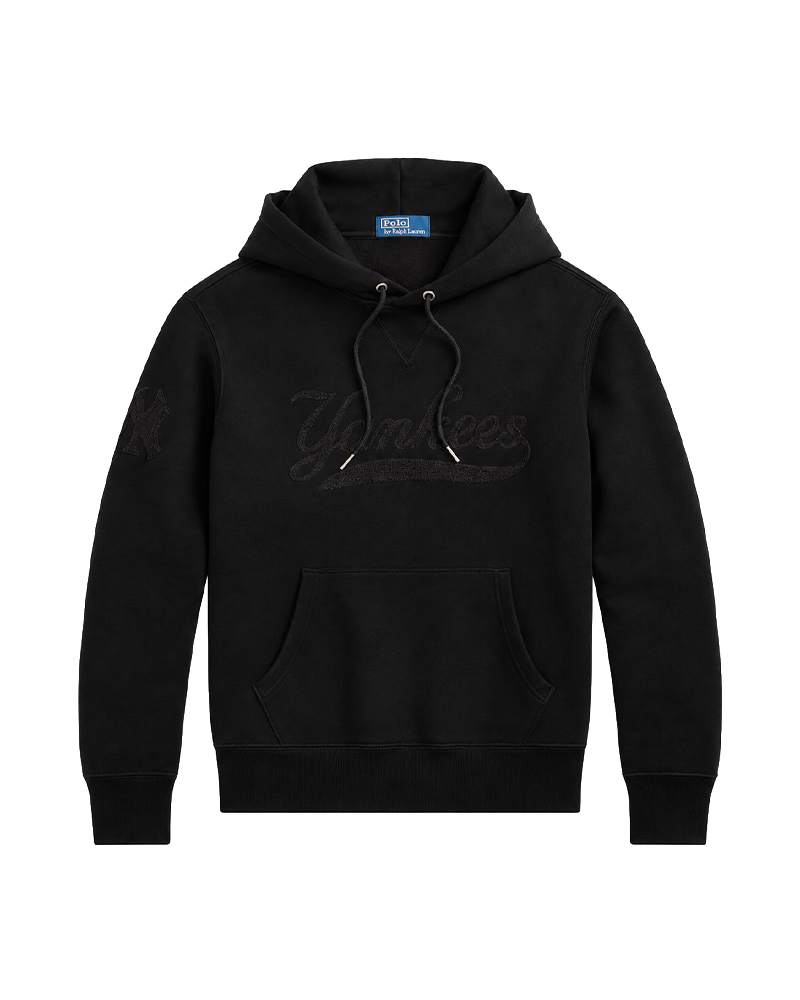 SWEATSHIRT MLB HERITAGE SUEDED POLO BLACK