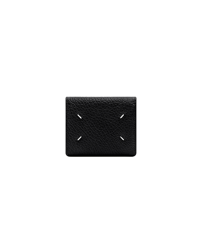 FOUR STITCHES POCKET CARDHOLDER BLACK