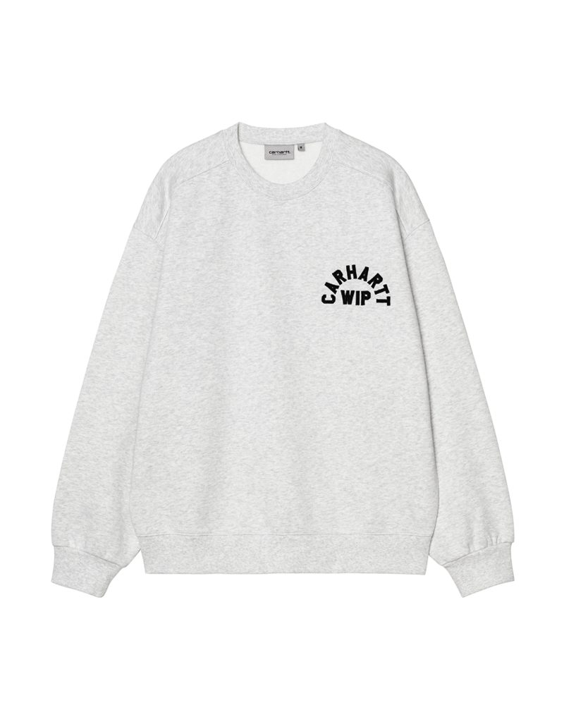 SWEAT ARCH SCRIPT ASH HEATHER DARK NAVY