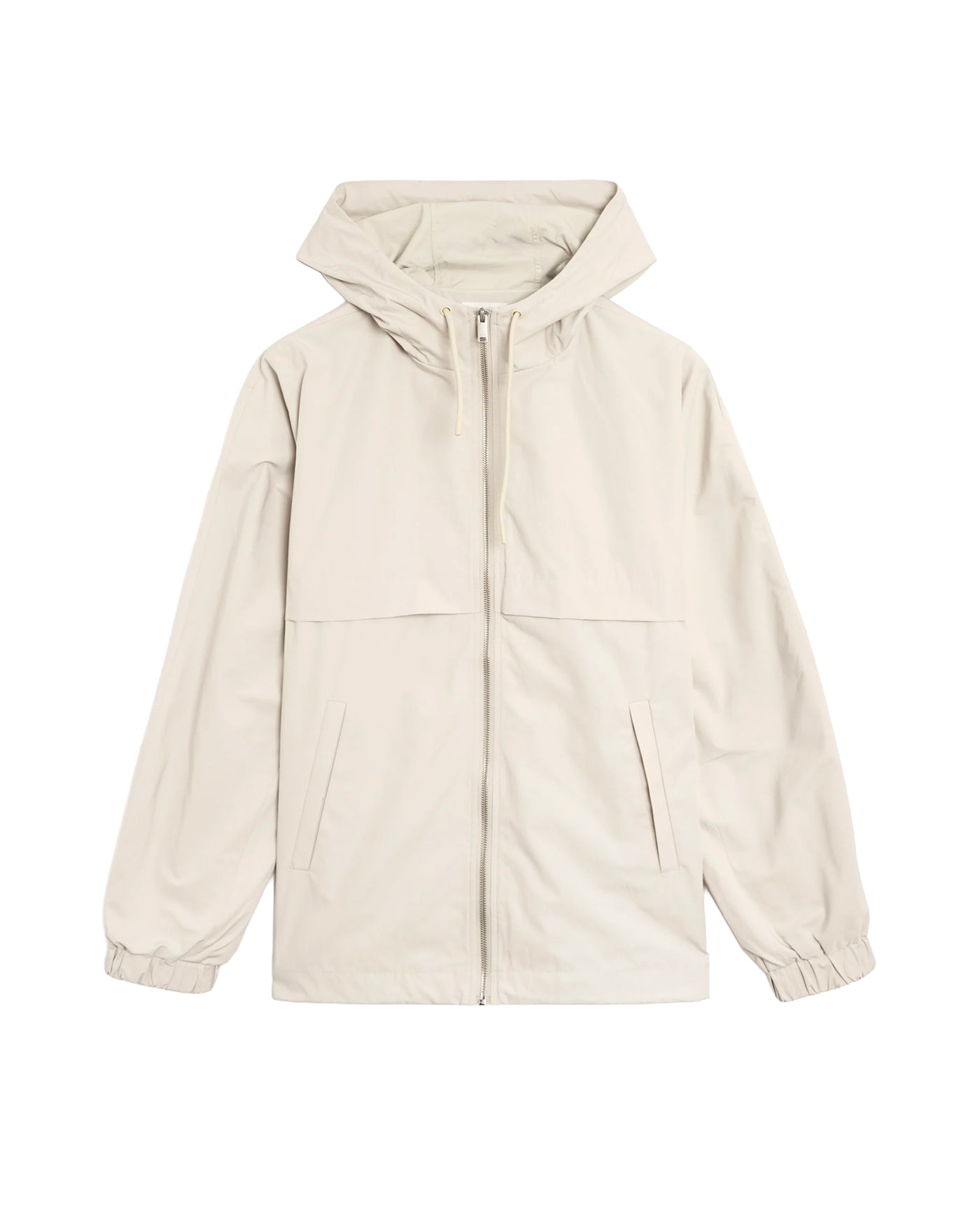 Blouson coupe-vent A.P.C Iggy couleur craie capuche zippée face
