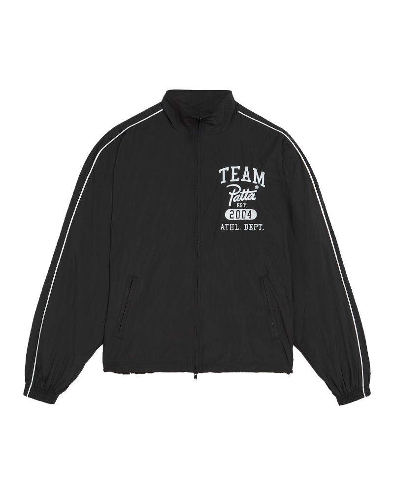 JACKET TRACK ATHLETIC NYLON BLACK