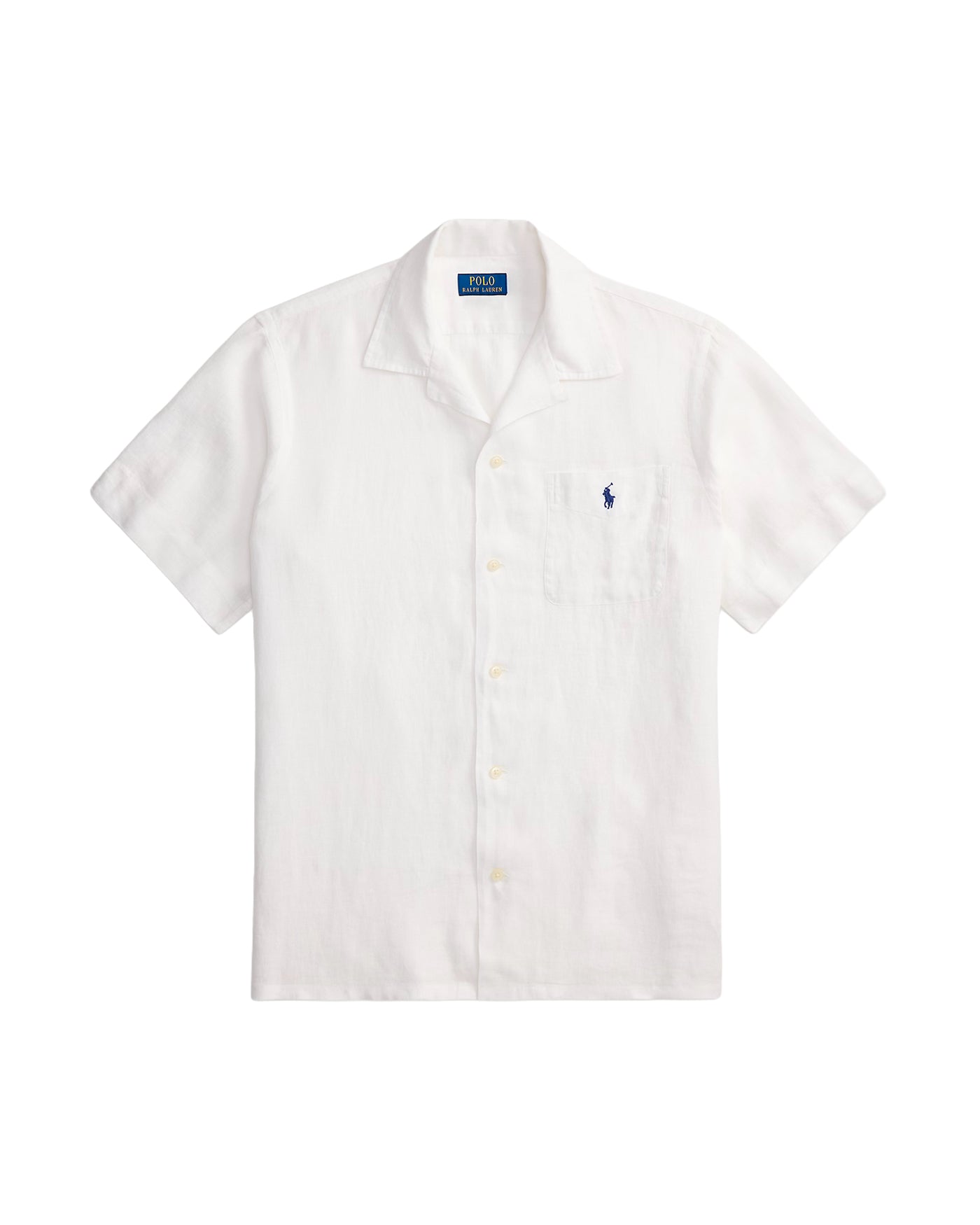 SHIRT S/S LINEN SPORT WHITE