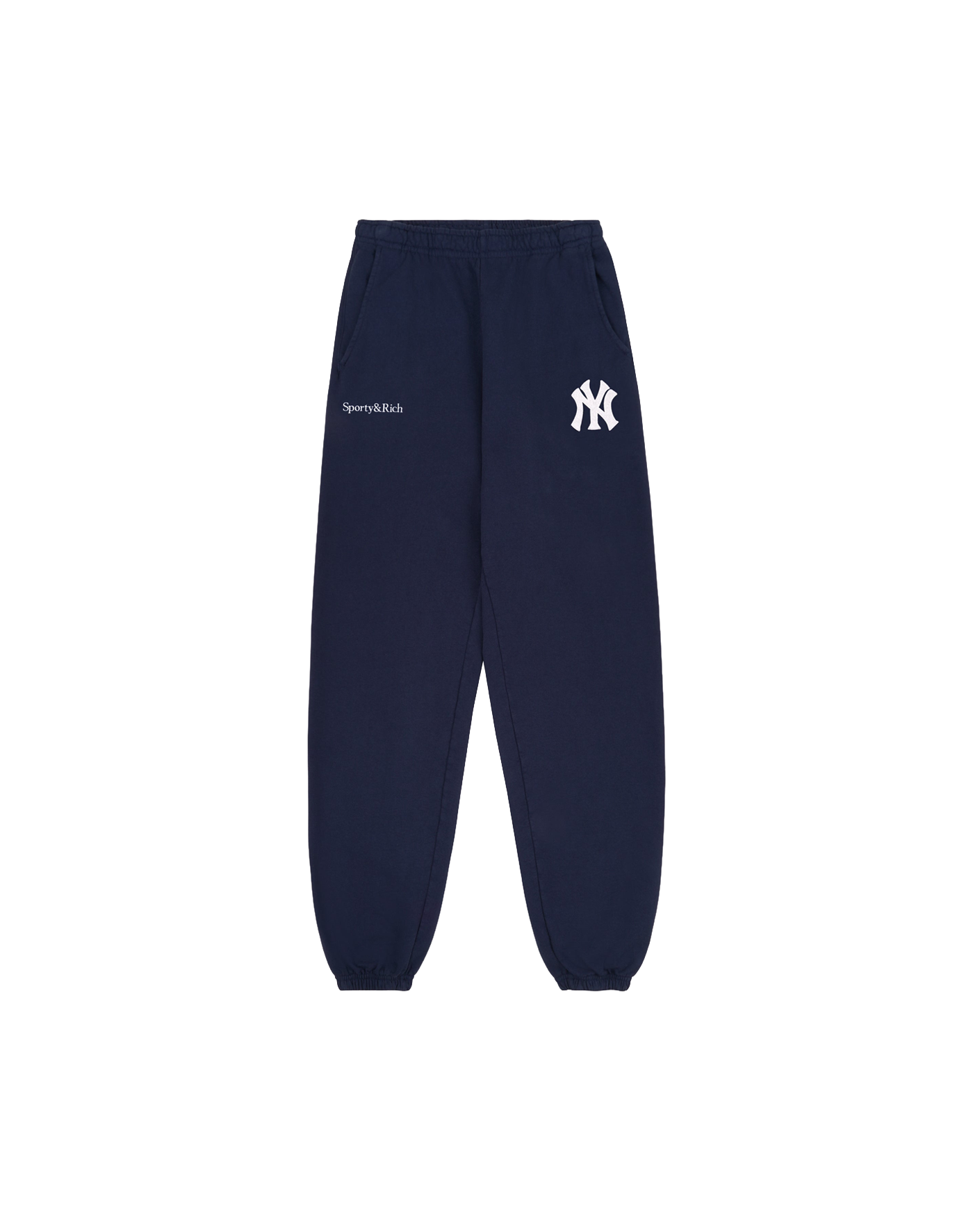 Pantalon de jogging Sporty and Rich Heritage Yankees bleu marine face