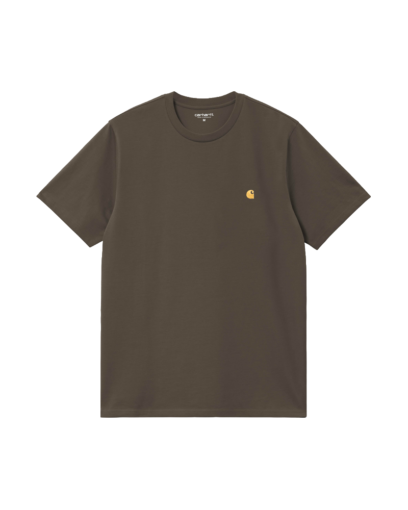 TSHIRT S/S CHASE SHUNGITE GOLD