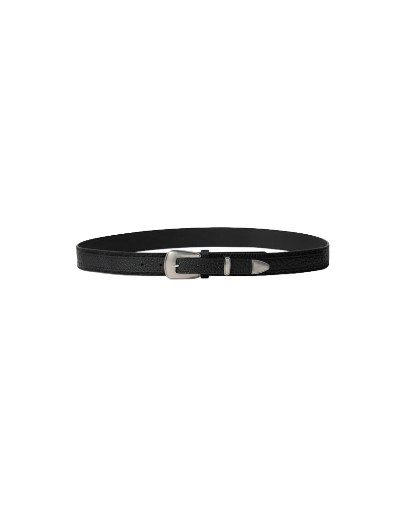 MINIMAL WESTERN BELT BLACK