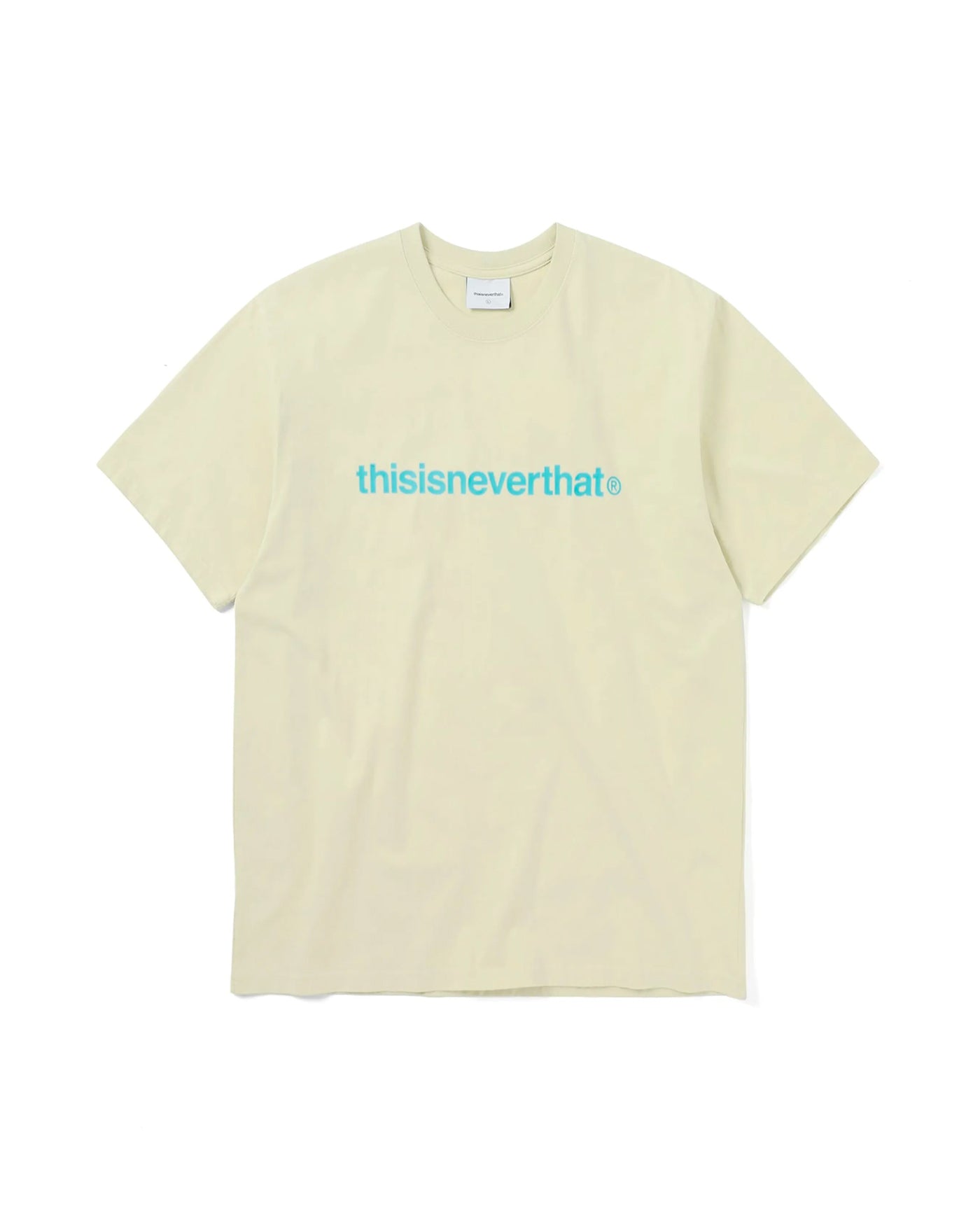 TSHIRT T LOGO PALE LIME