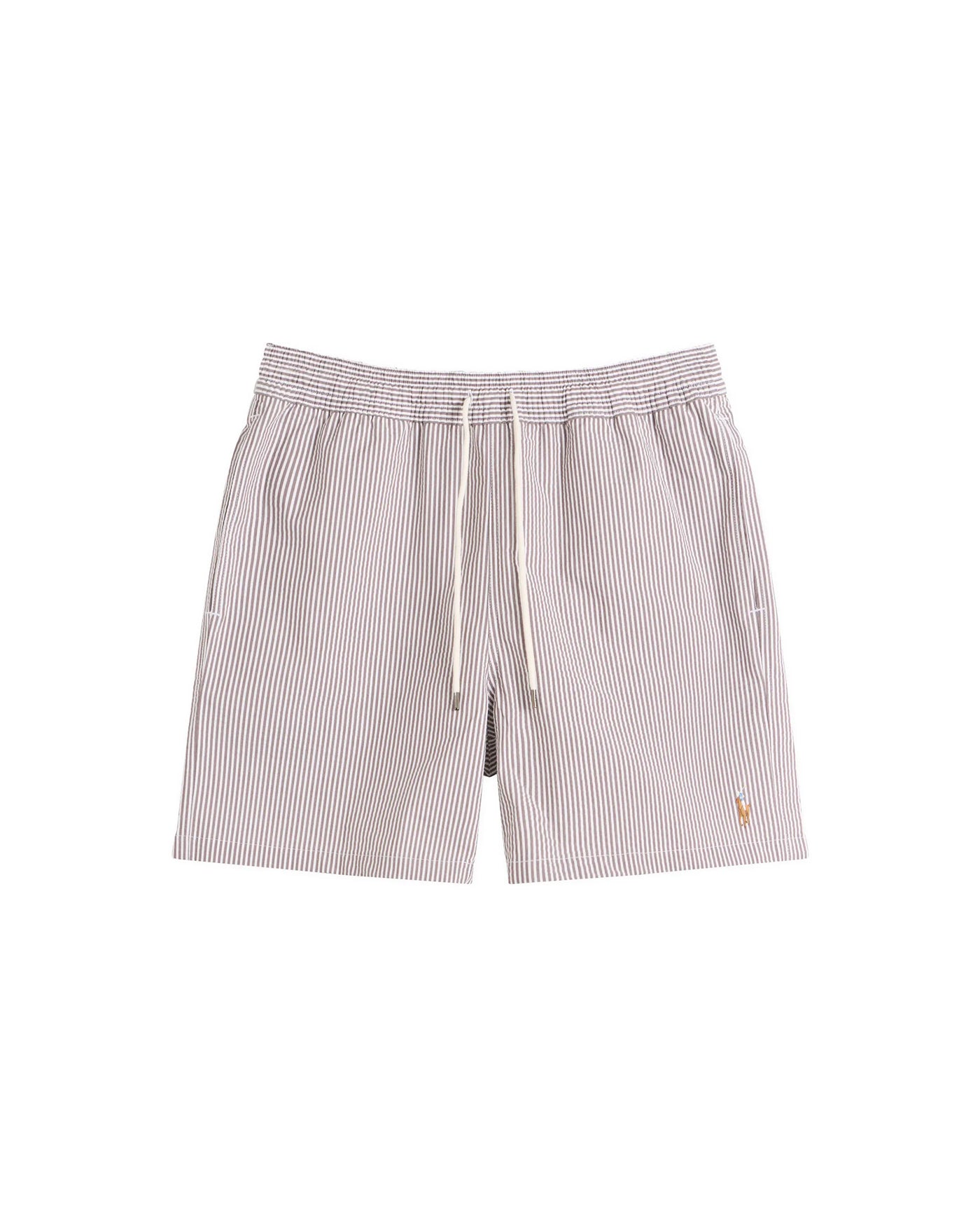 SHORT SEERSUCKER TRAVELLER BROWN