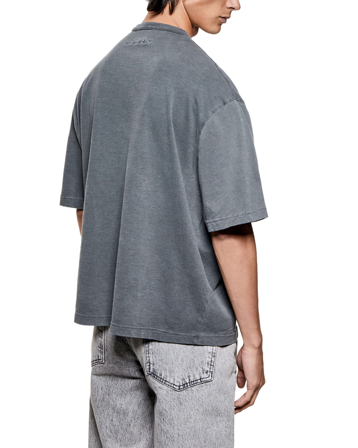 220 GSM SLUB T-SHIRT PIGMENT BLACK