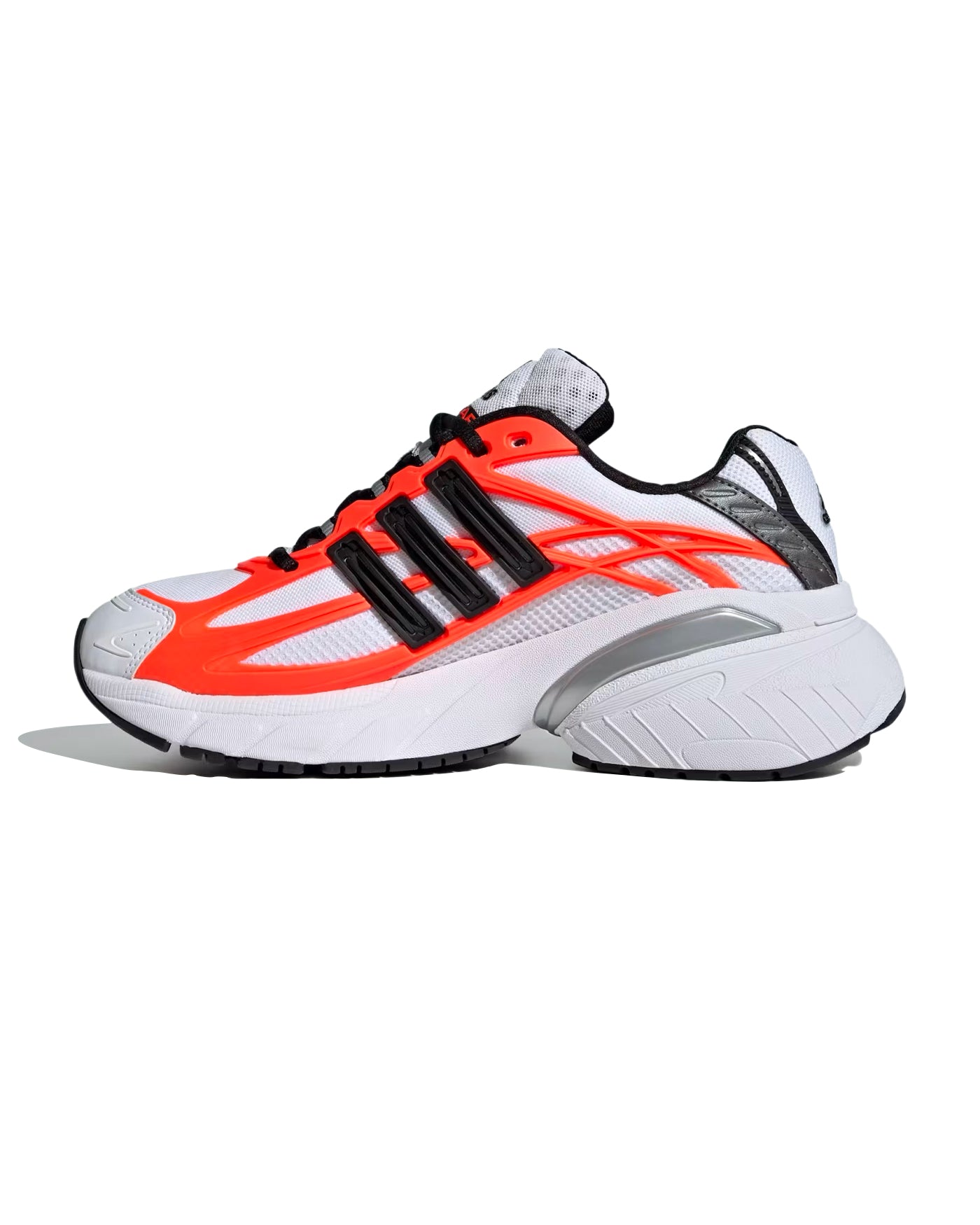 Sneakers Adidas Adistar XLG 2.0 blanc orange solar noir profil gauche