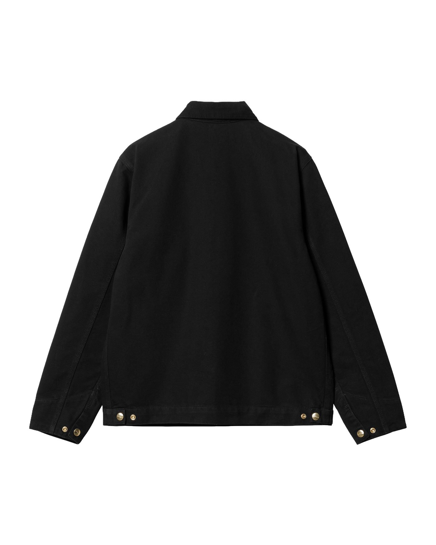 Veste canvas Carhartt WIP Detroit Summer Canvas noire zippée dos
