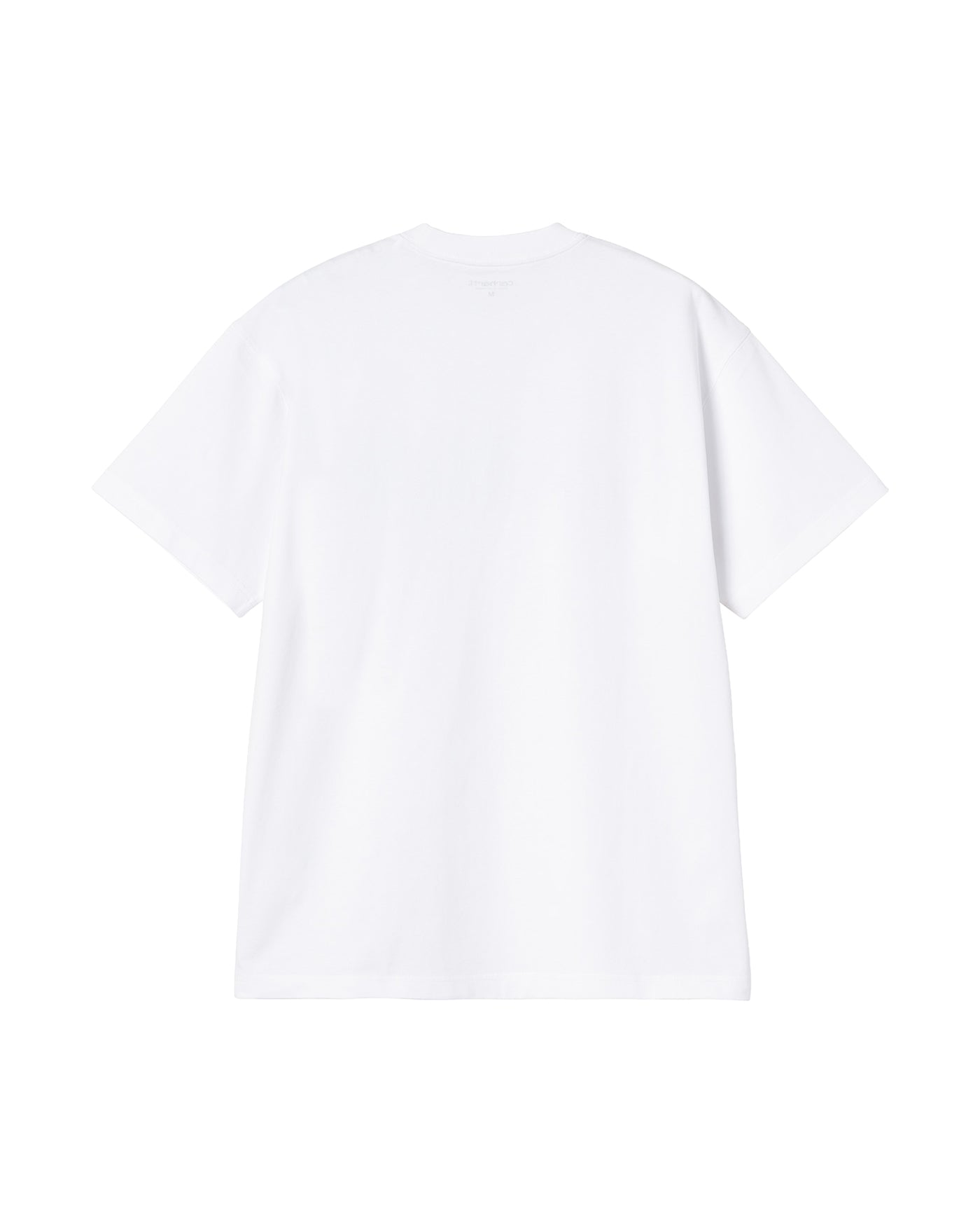 T-shirt Carhartt WIP Monogram blanc dos manches courtes col rond