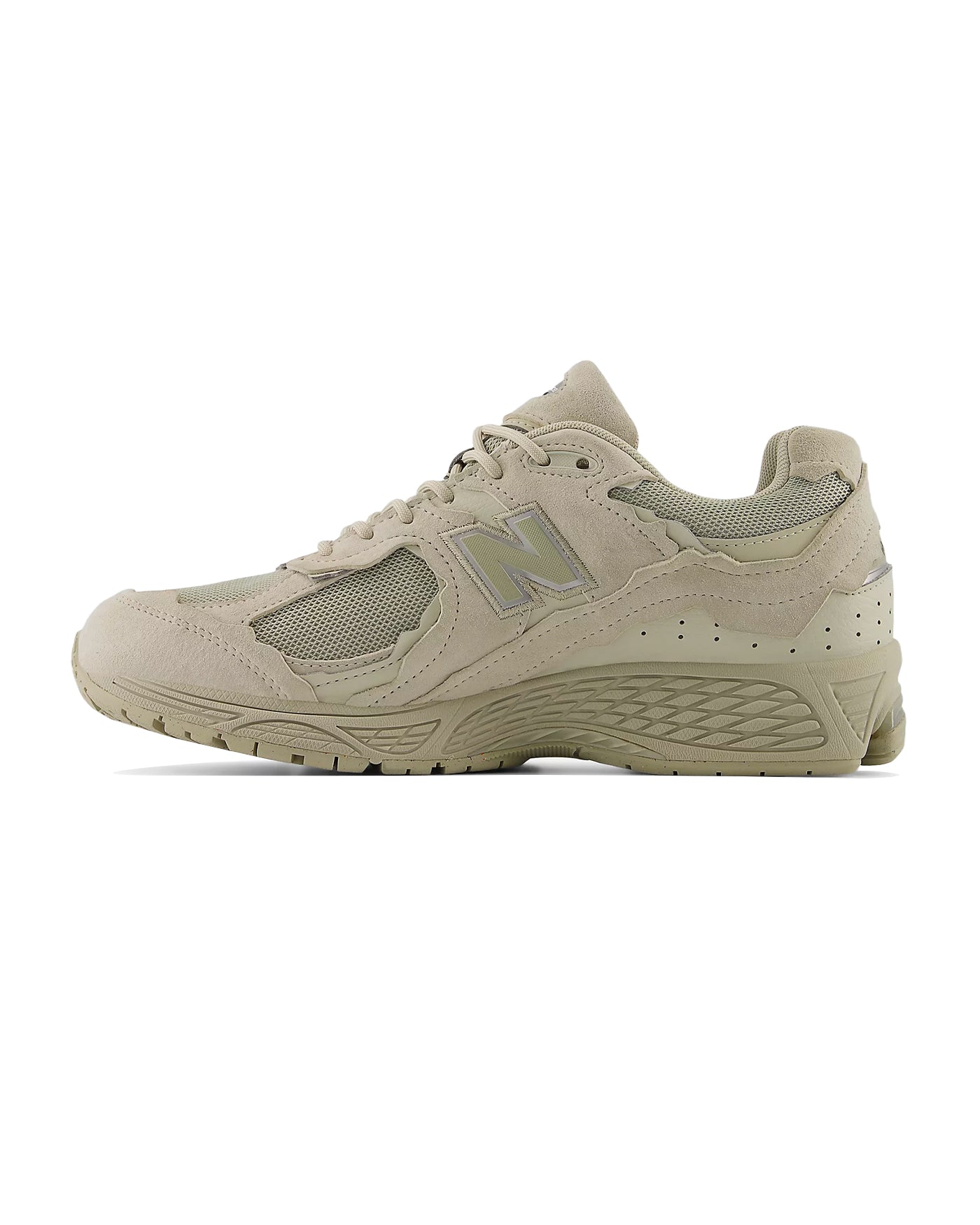 Sneakers New Balance 2002R Protect Pack coloris beige sable profil gauche