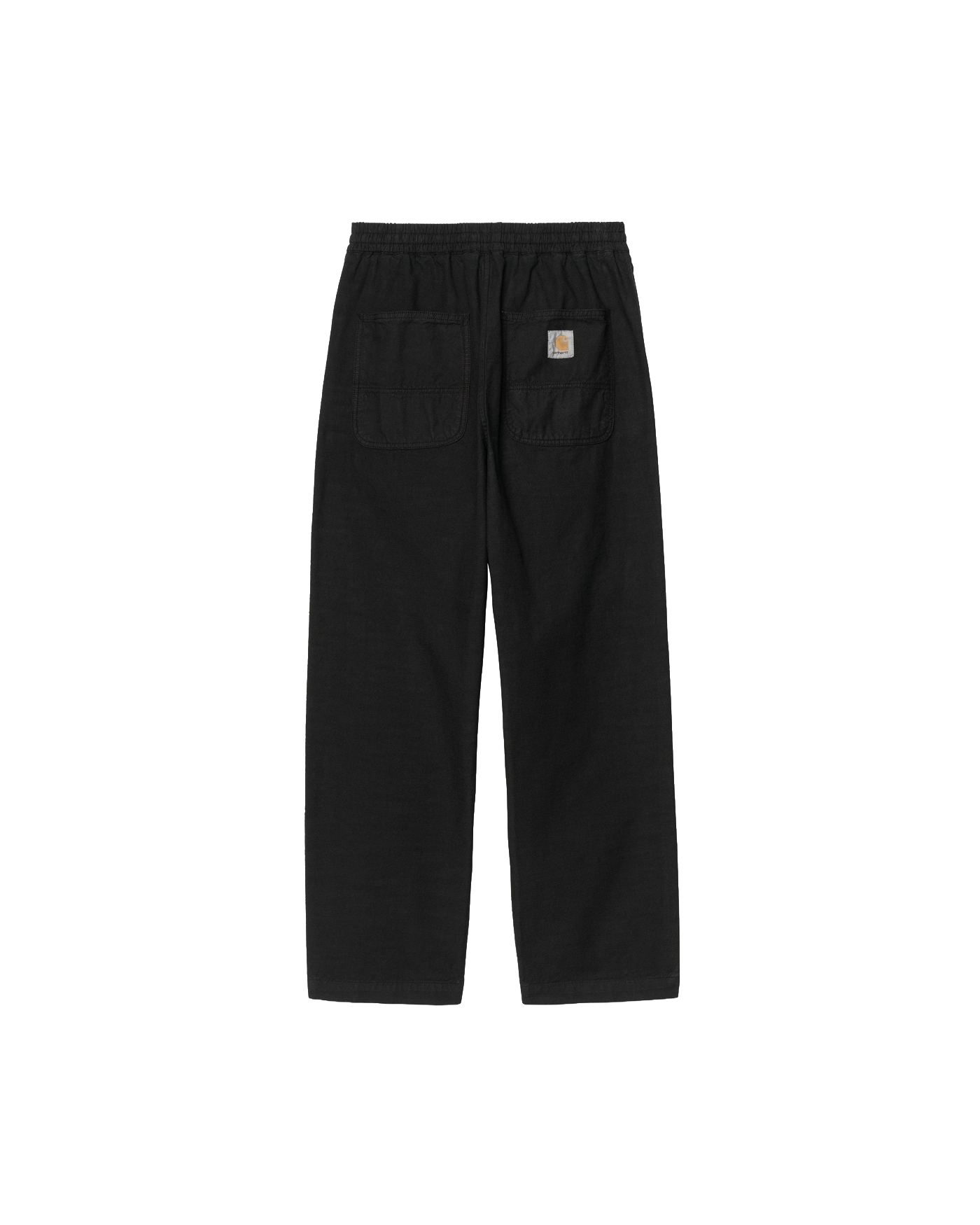 Pantalon Carhartt WIP noir taille élastique poches plaquées dos
