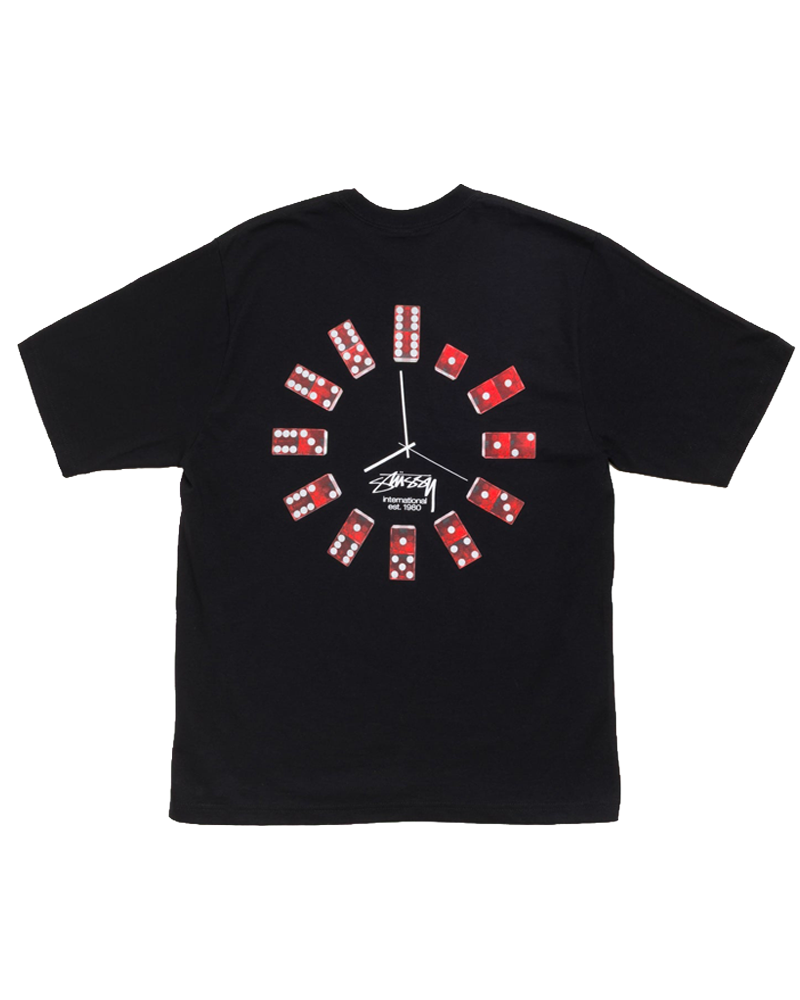 DICE CLOCK TEE BLACK