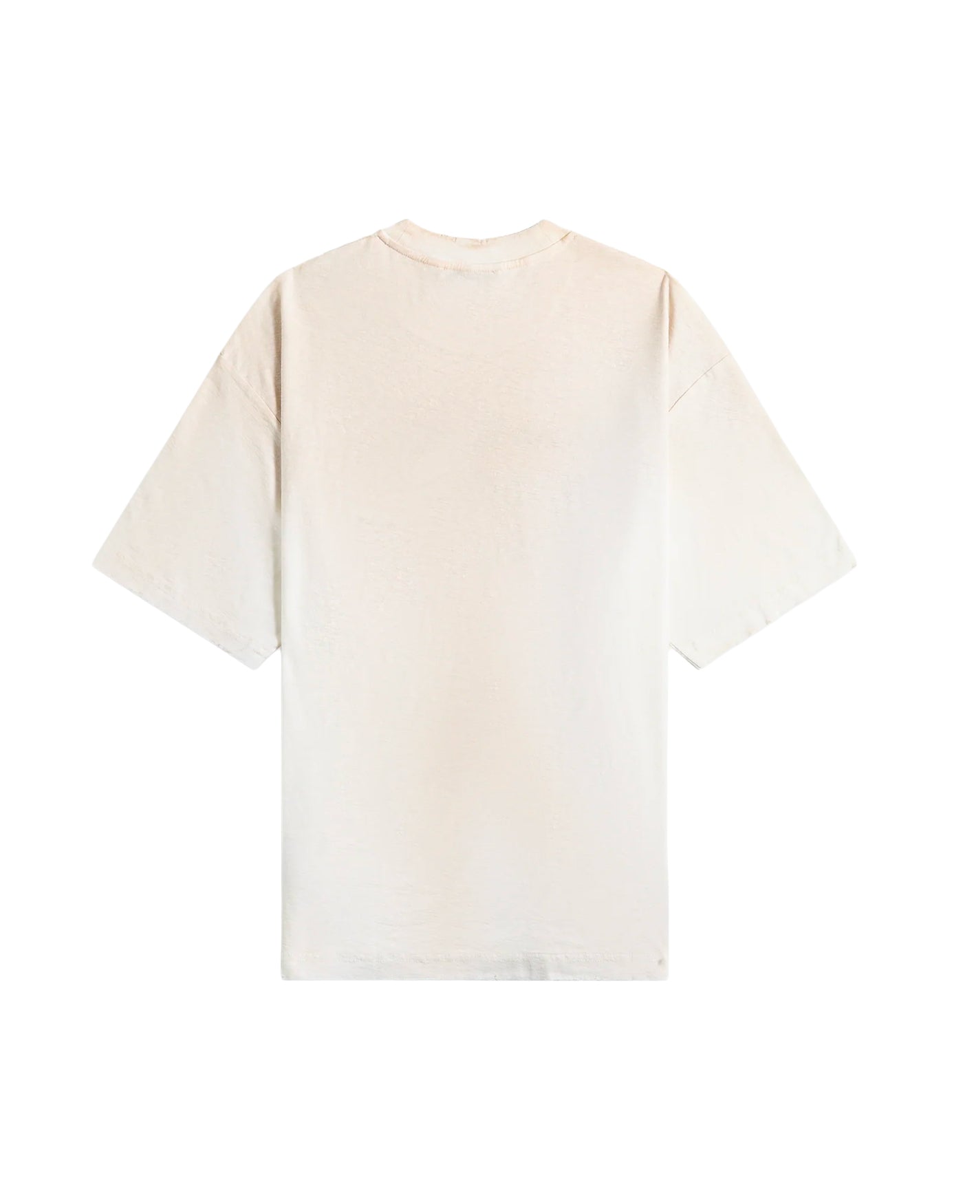T-shirt Acne Studios blanc cassé coupe relaxed fit vue de dos
