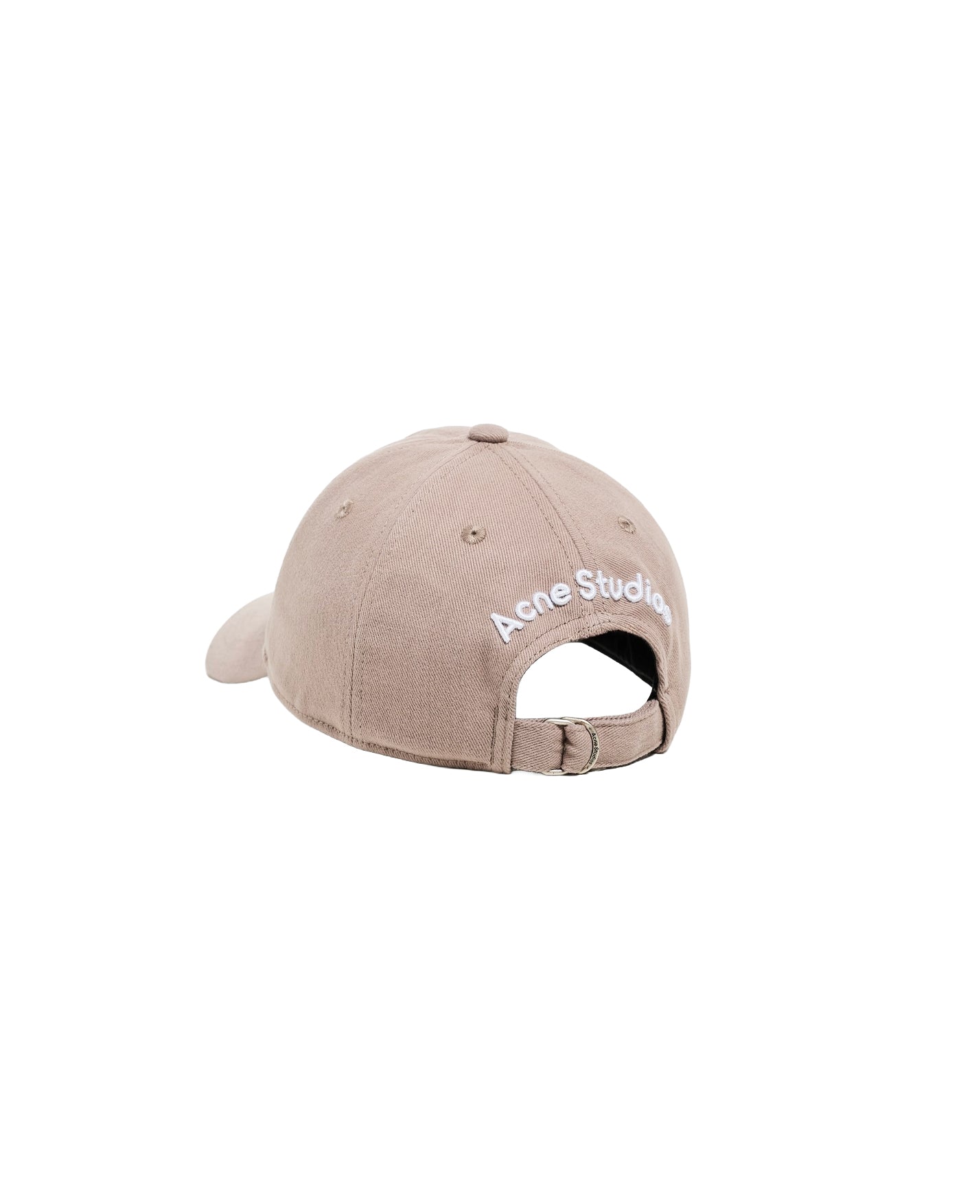 Casquette Acne Studios beige logo brodé blanc Acne Studios, dos