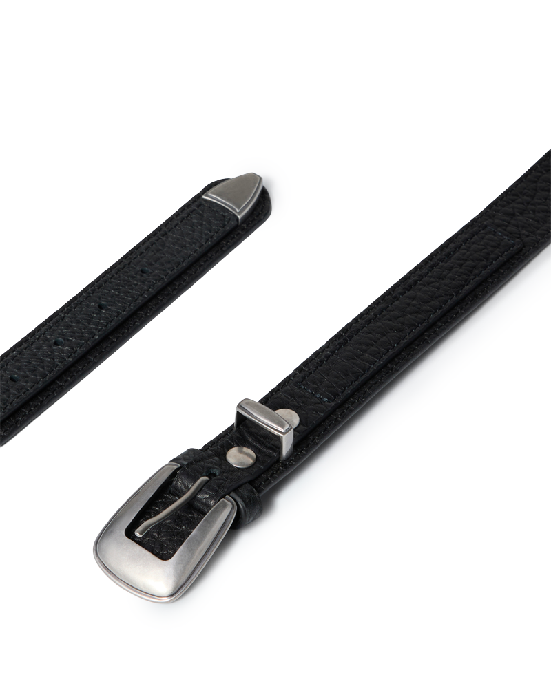 MINIMAL WESTERN BELT BLACK