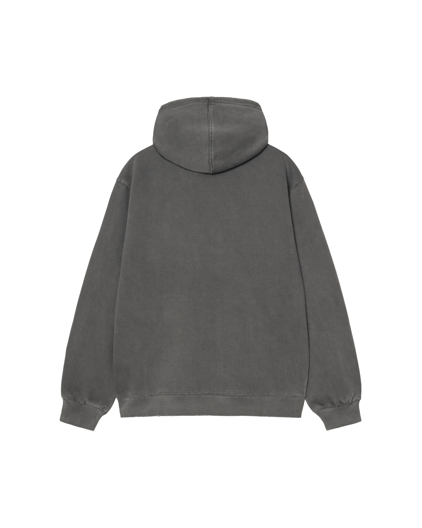 Sweat à capuche Carhartt WIP Torion gris anthracite délavé dos