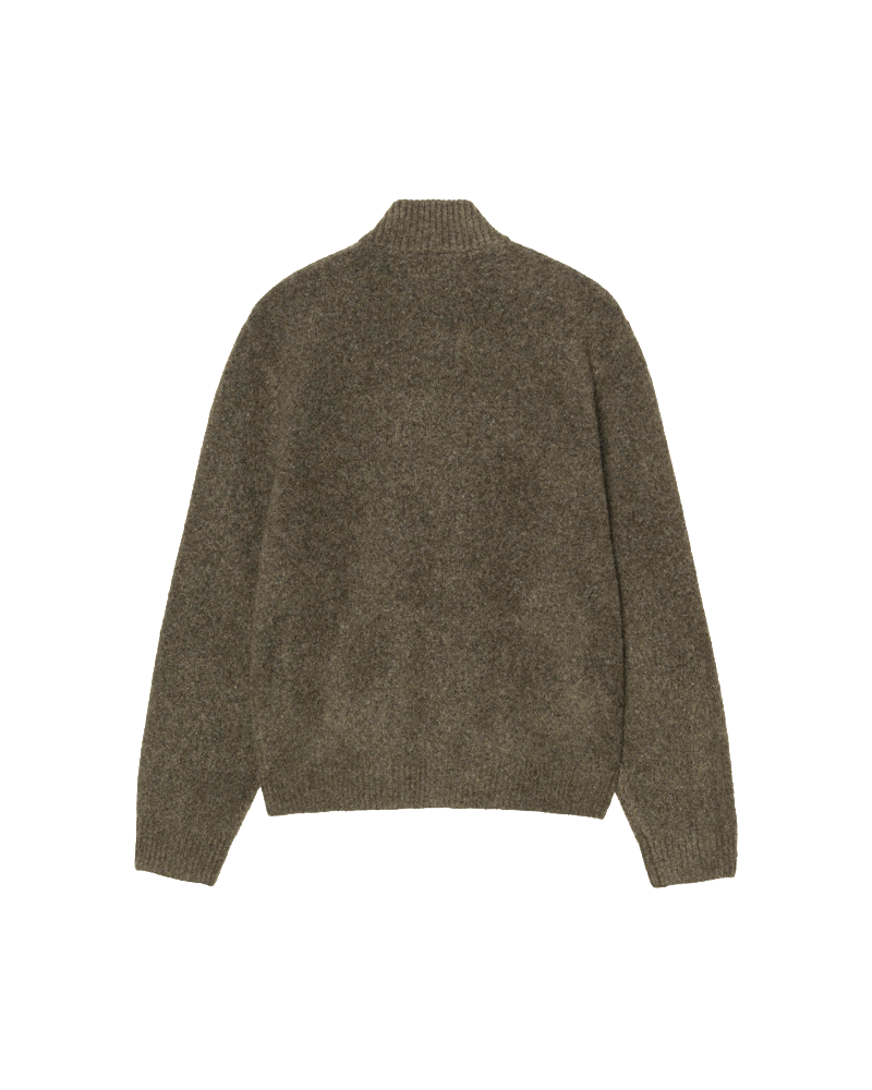CURTIS SWEATER JACKET TANGLED SHUNGITE