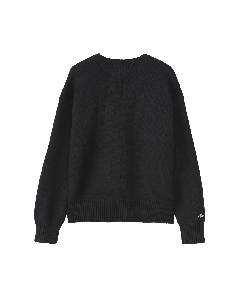 PULLOVER MLB WOOL ALPACA POLO BLACK MULTI