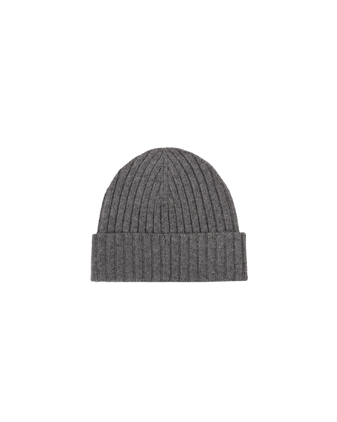 Bonnet Sporty & Rich Yankees cachemire gris foncé face sans logo