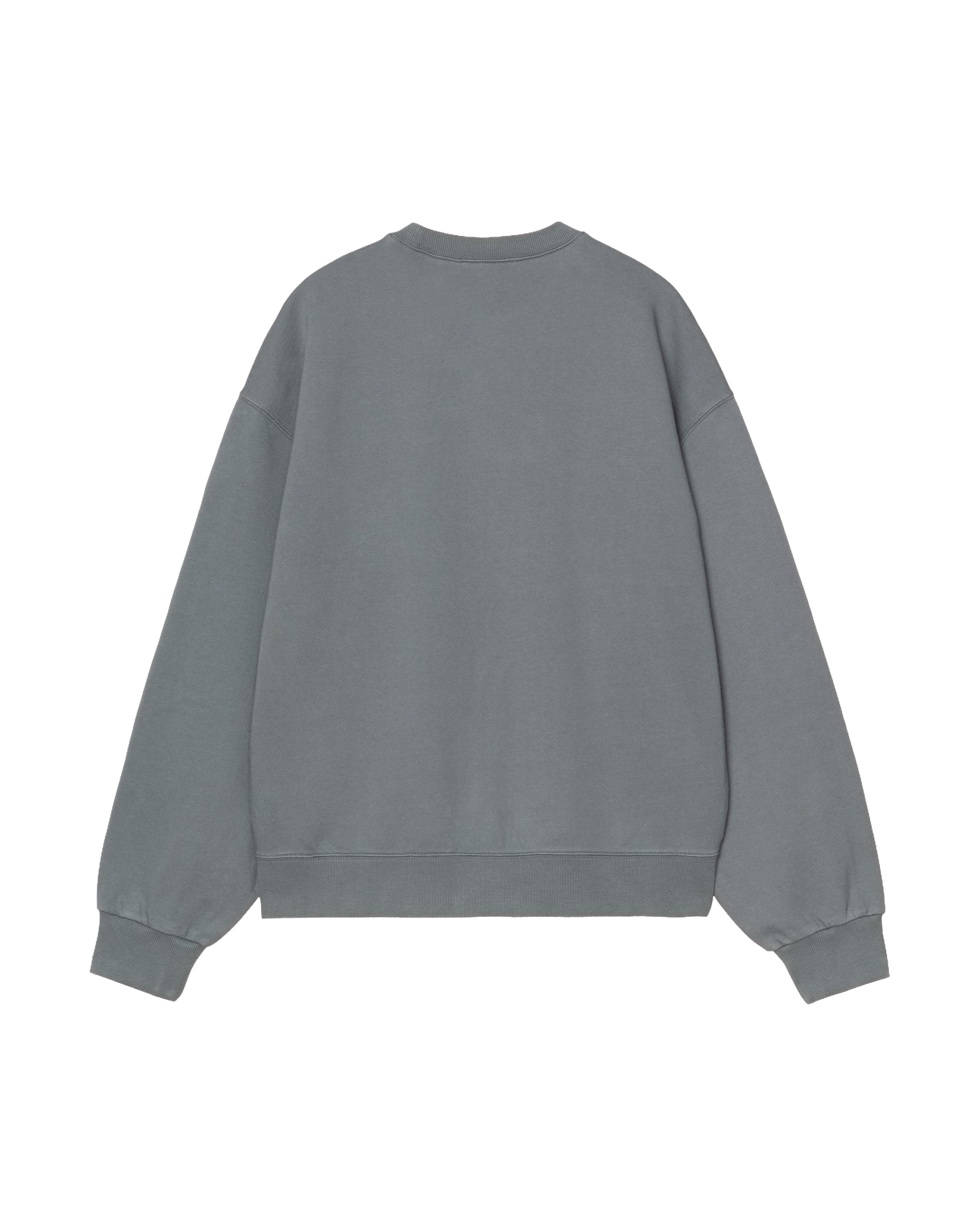 Sweat col rond oversize Carhartt WIP III gris bleuté stone wash dos
