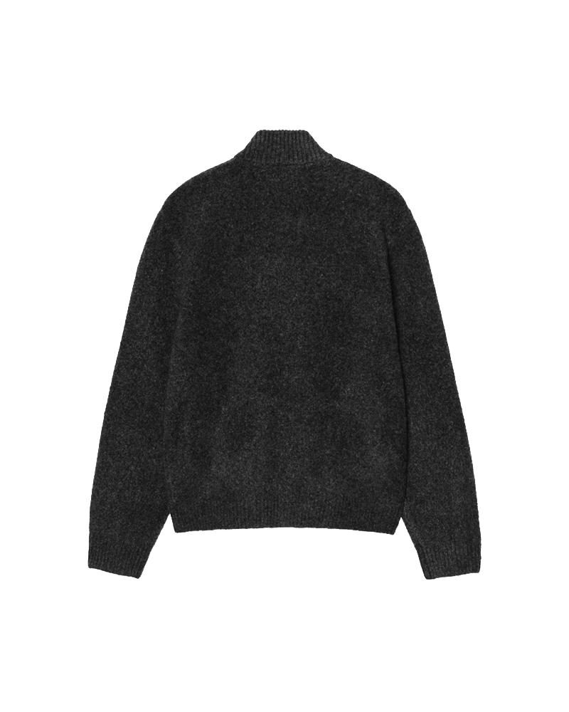 CURTIS SWEATER JACKET TANGLED BLACK