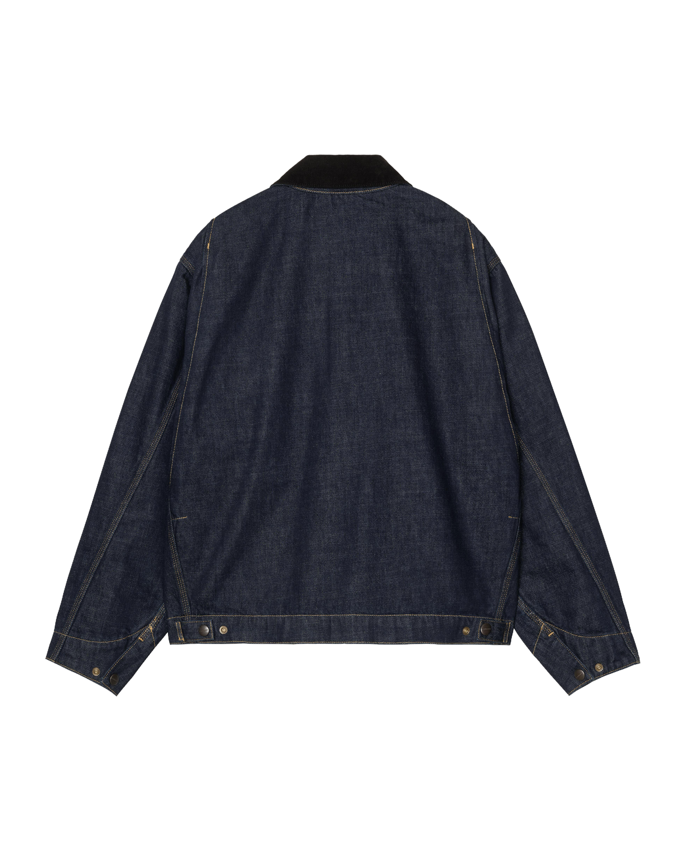 Veste Carhartt WIP OG Detroit Jacket denim bleu indigo col noir dos
