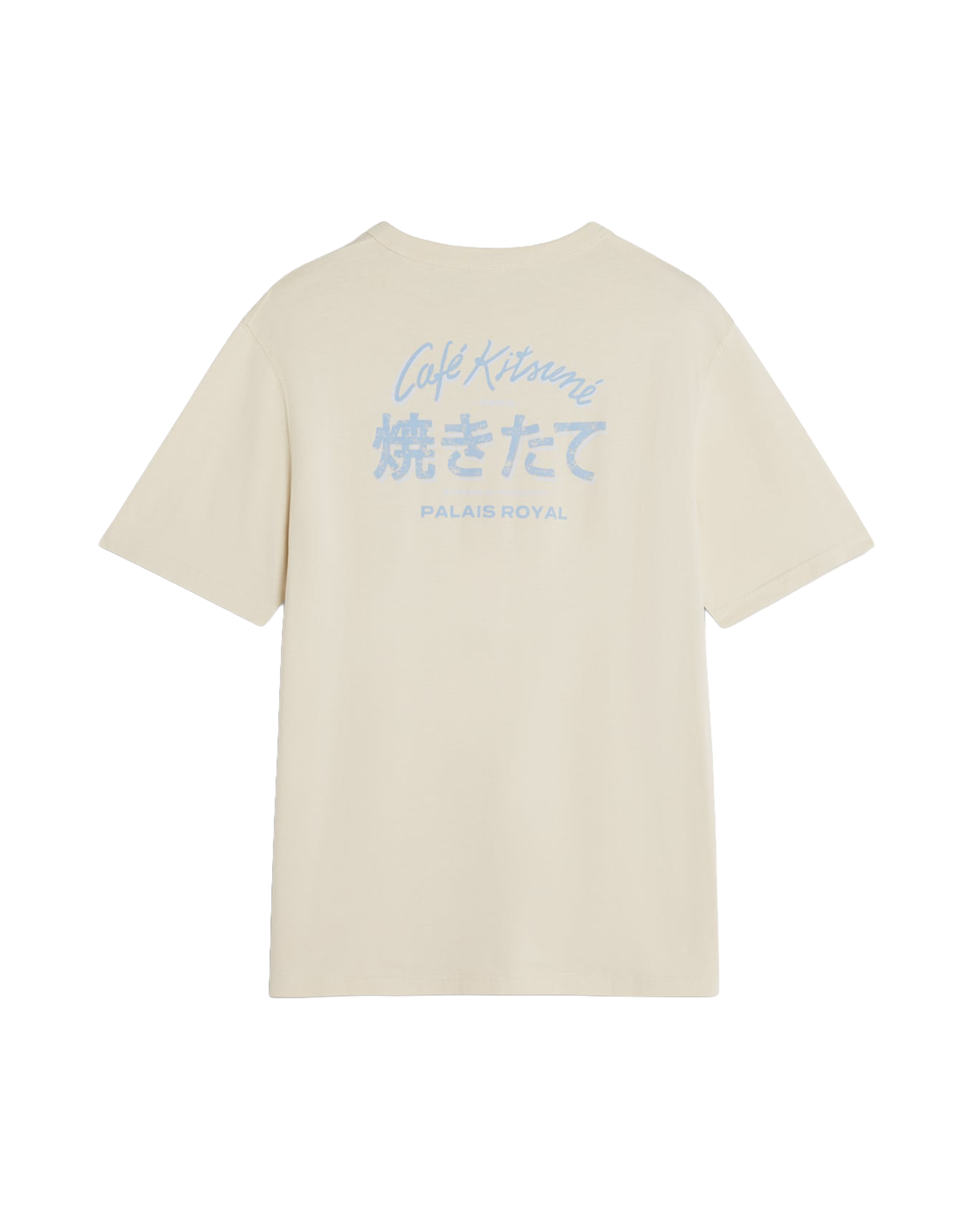 T-shirt Summer Relax Café Kitsuné oat imprimé japonais bleu dos