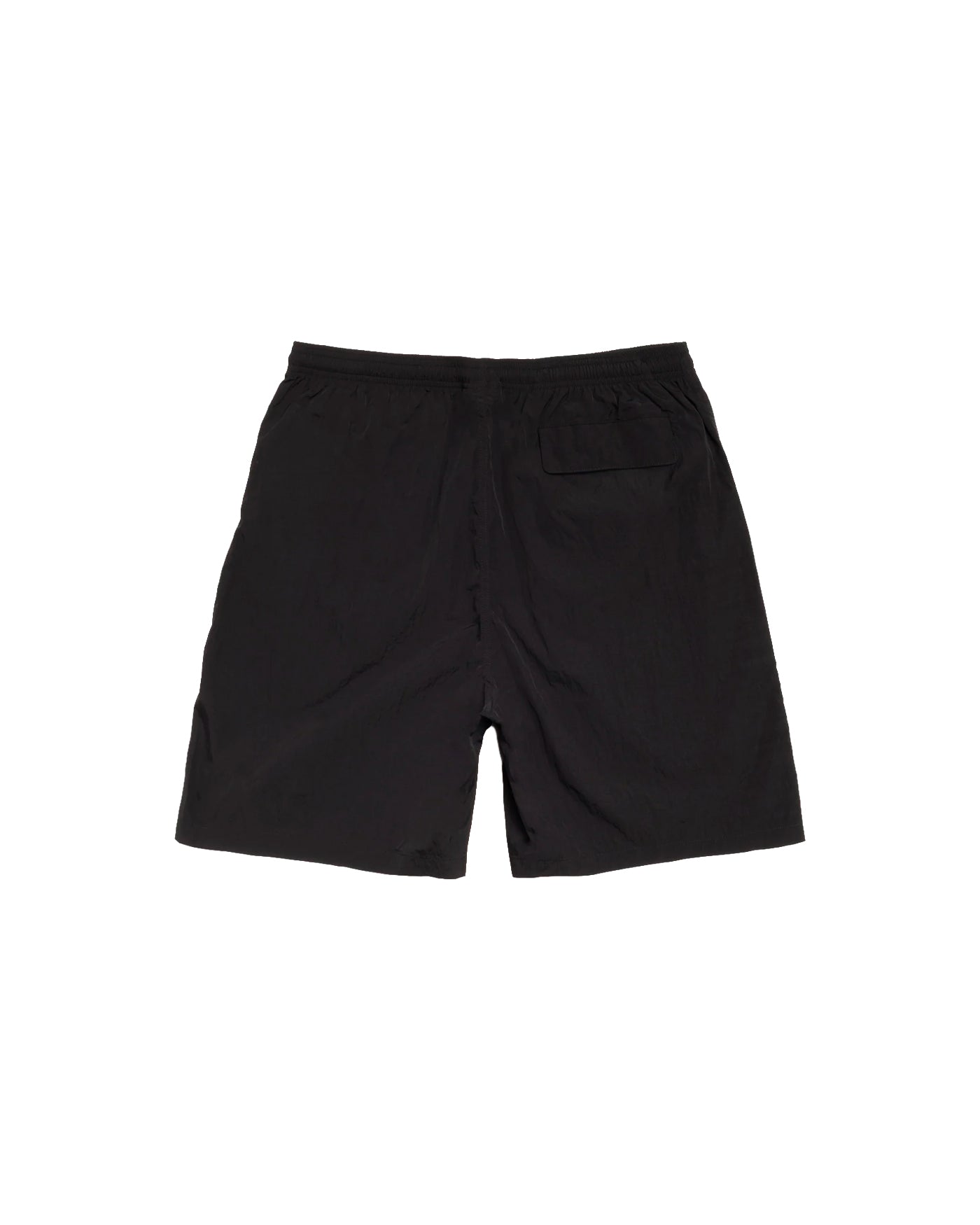 Short de bain Stüssy Stock Water noir poche arrière zippée dos