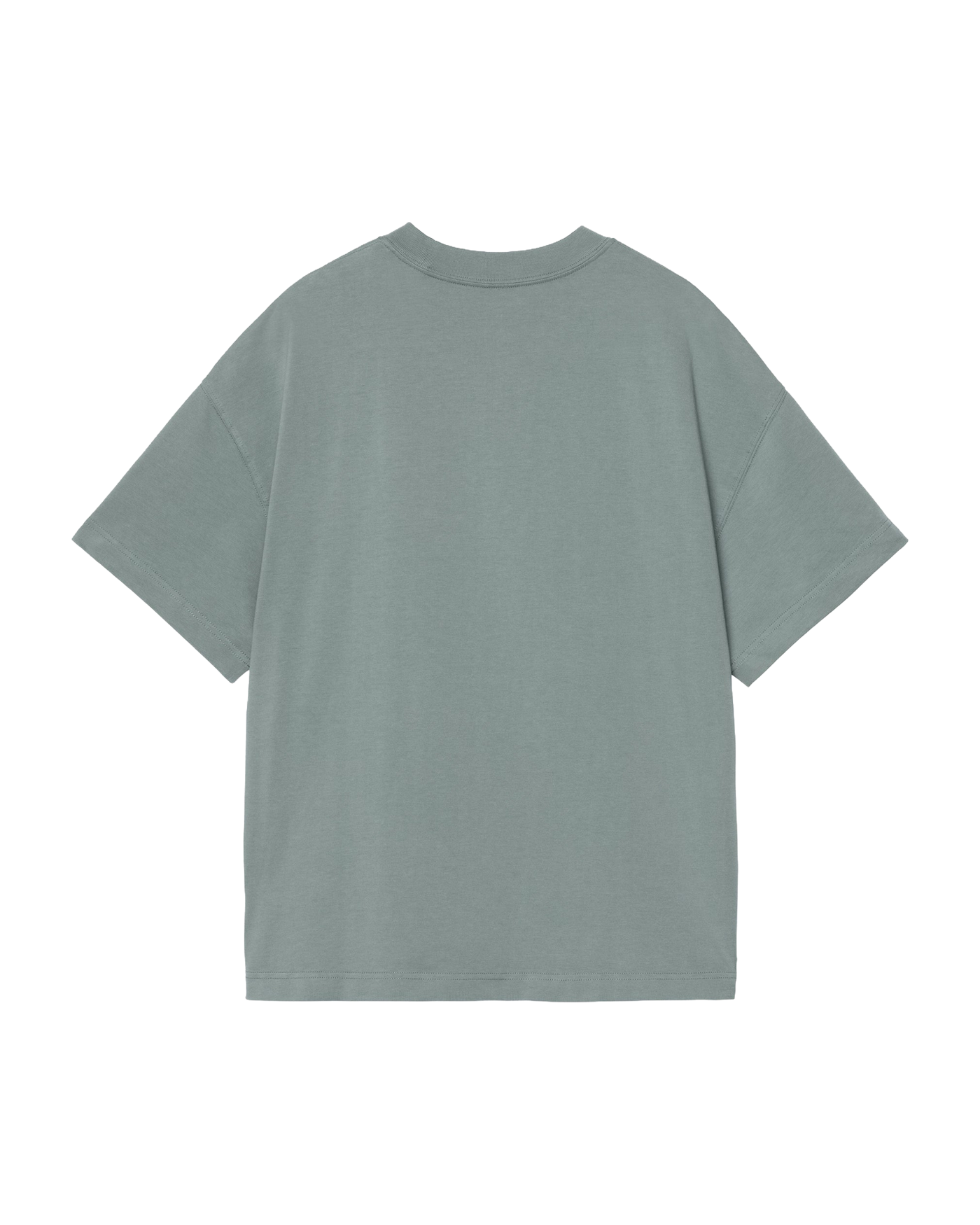 T-shirt Carhartt WIP vert sauge à manches courtes vue de dos