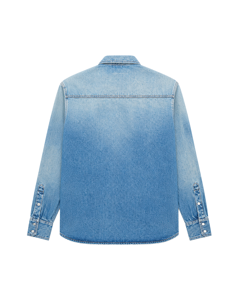 CHEMISE MANCHES LONGUES SH0DT0053 BLUE