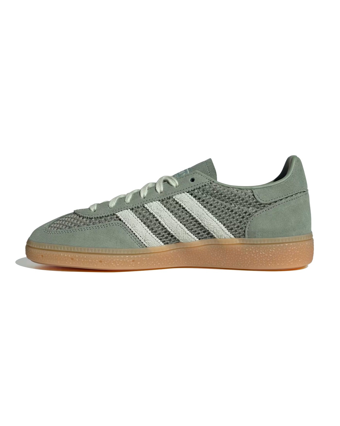 Sneakers Adidas Handball Spezial W vert sauge semelle gomme profil gauche