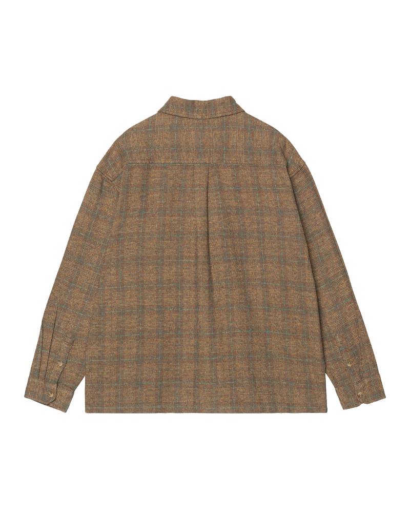 L/S BAGLEY SHIRT BAGLEY CHECK, HAMILTON BROWN