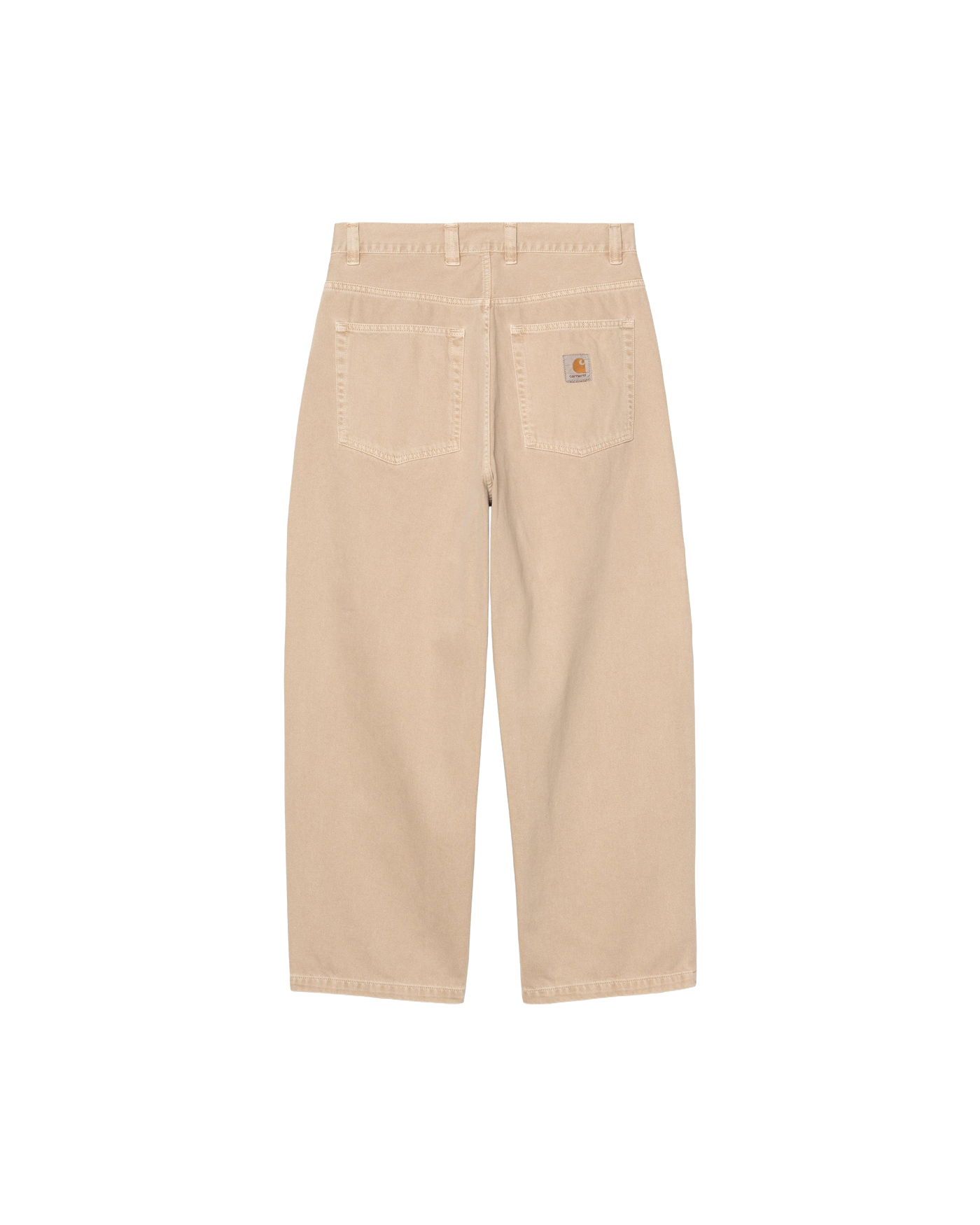Pantalon Brandon Carhartt WIP coloris beige barchan coupe large dos
