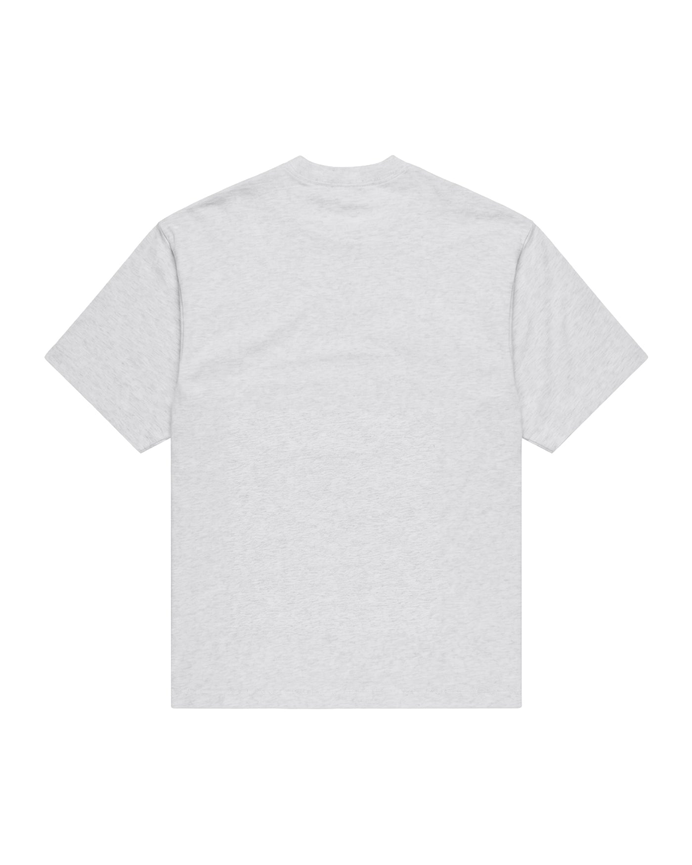 T-shirt logo Acne Studios gris chiné clair coupe oversize vue dos