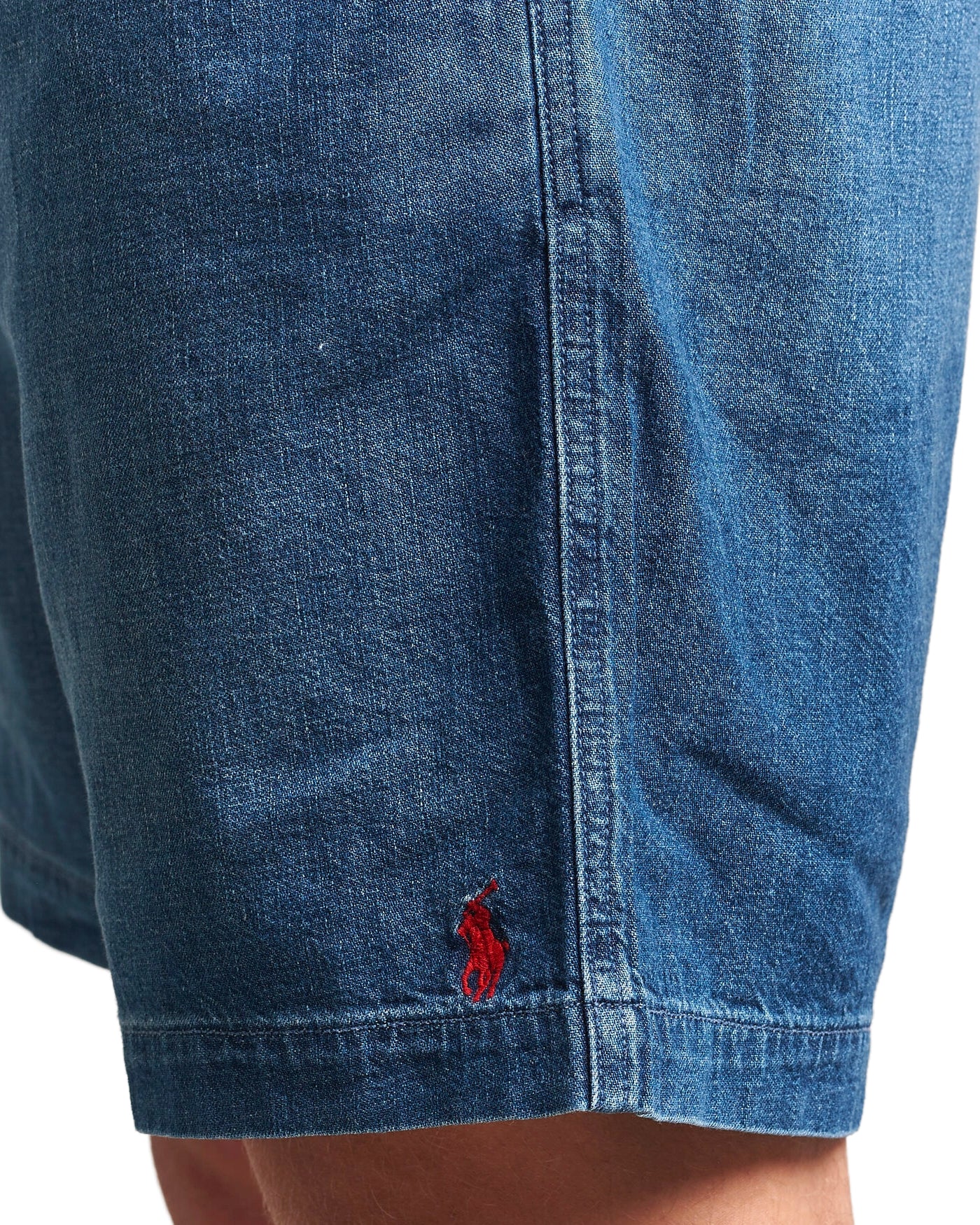 SHORT DENIM BLANE