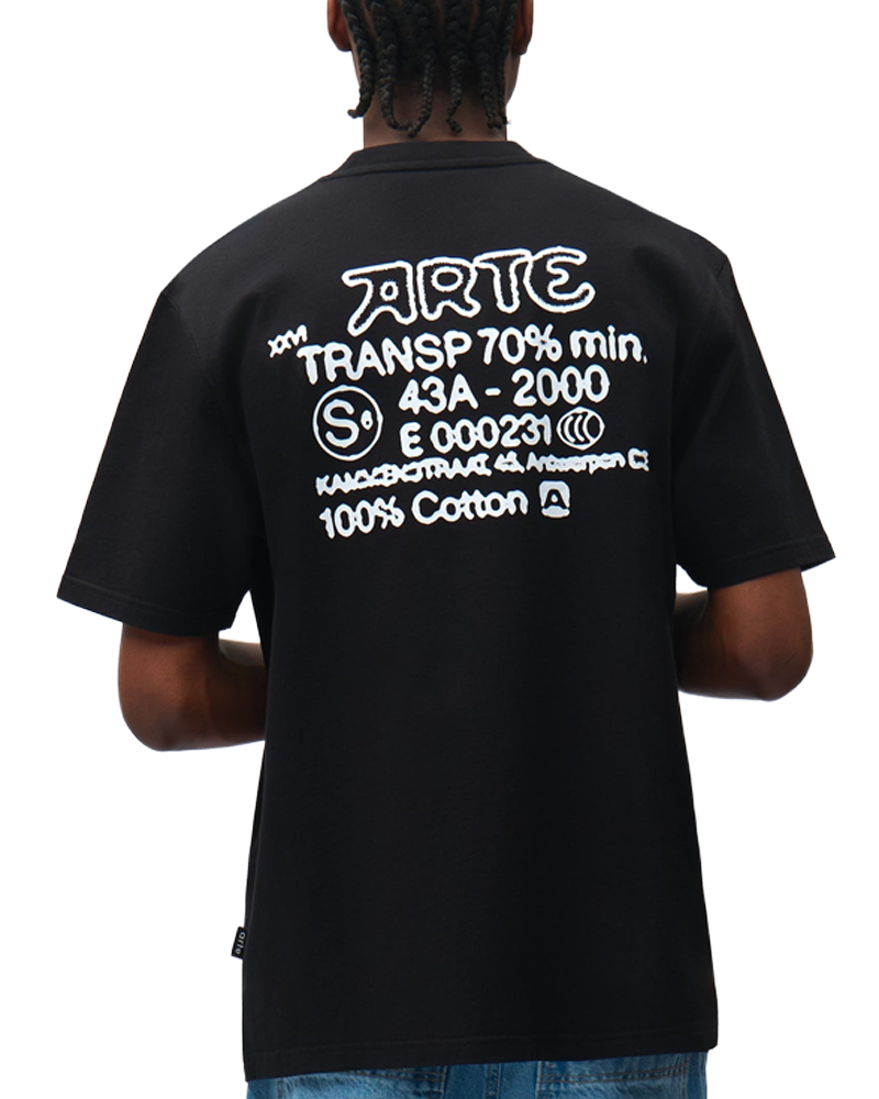 SERIAL STAMP T-SHIRT BLACK