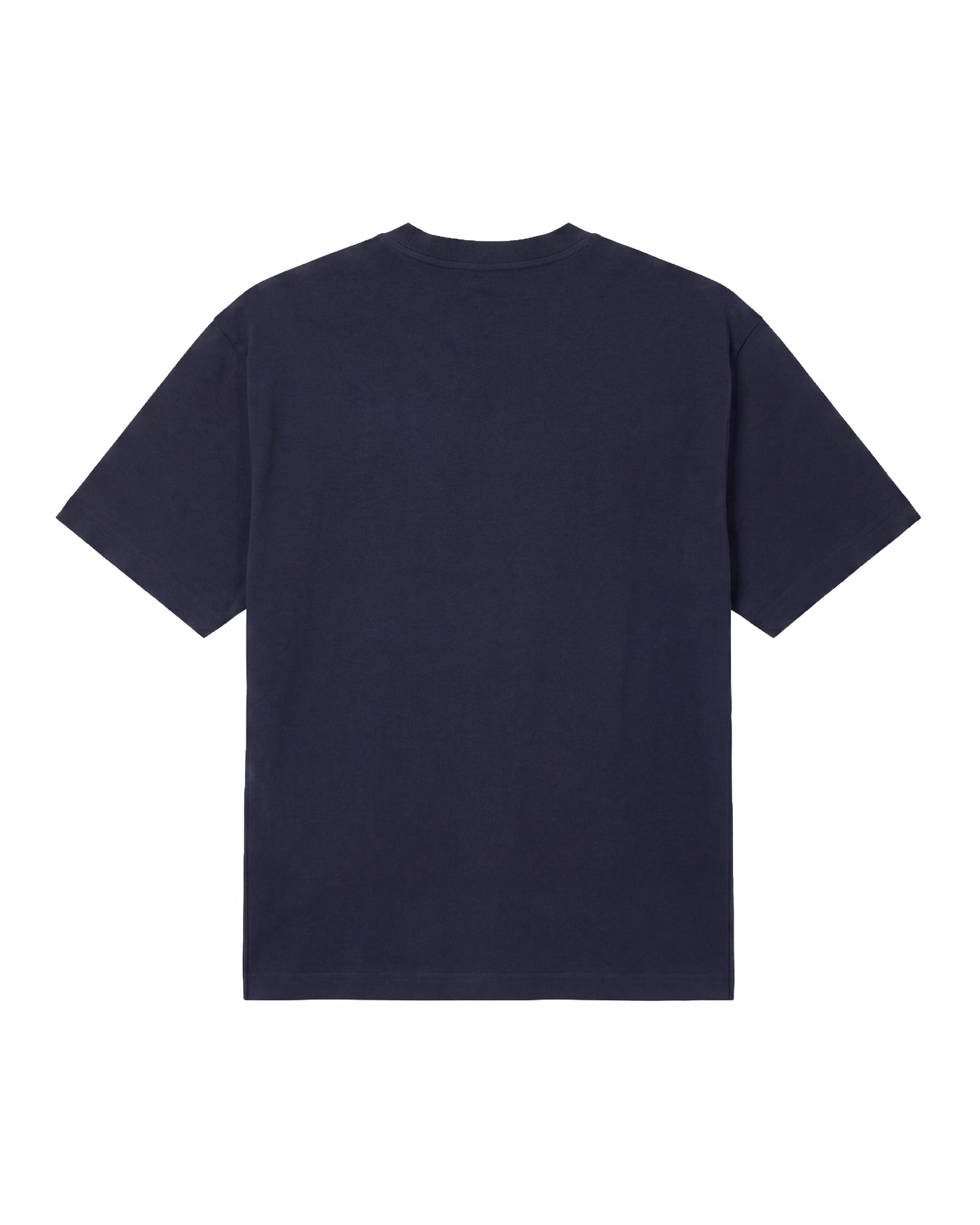 T-shirt Acne Studios bleu marine coupe oversize col rond vue dos