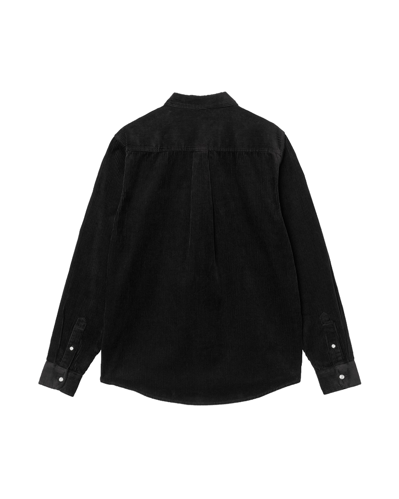L/S MADISON CORD SHIRT SOOT