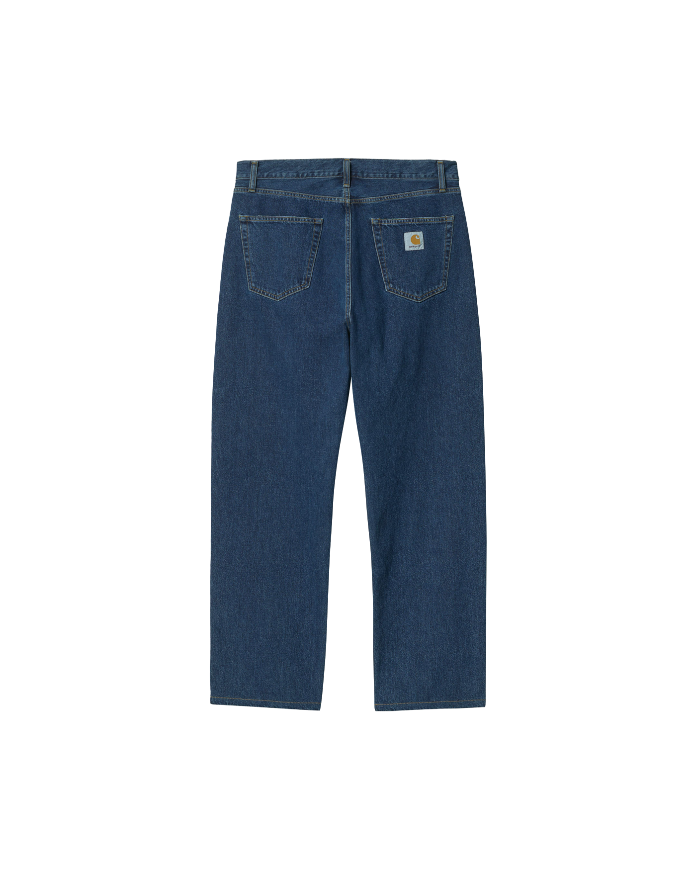 Jeans Carhartt WIP bleu indigo stone washed modèle Landon dos