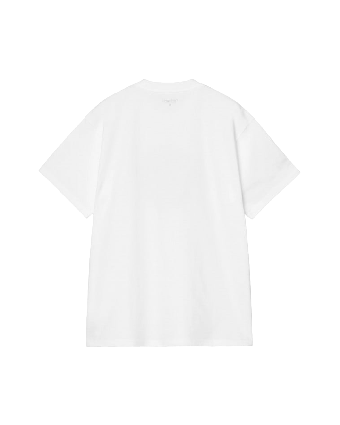 T-shirt Carhartt WIP blanc manches courtes vue dos fond blanc