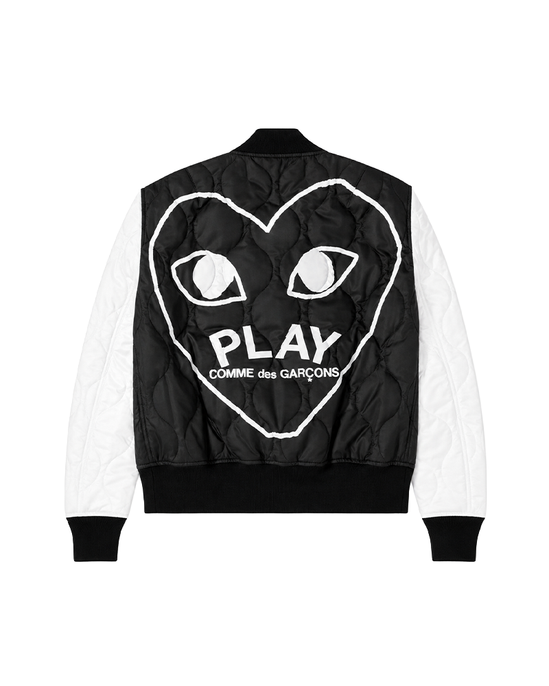 JACKET LOGO PRINT BLACK BLACKXWHITE